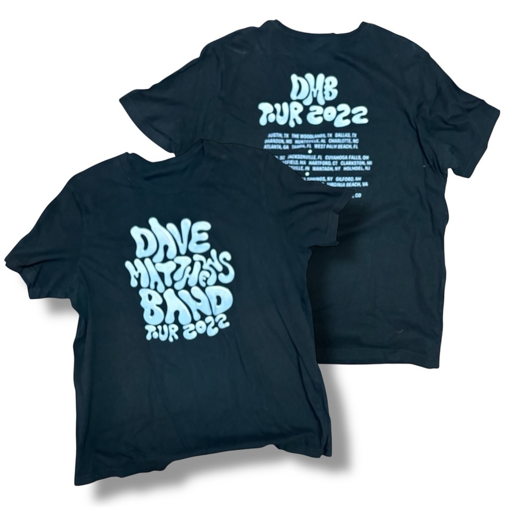 Dave Matthews Band Kids' Black Tour 2022 Graphic Tee
